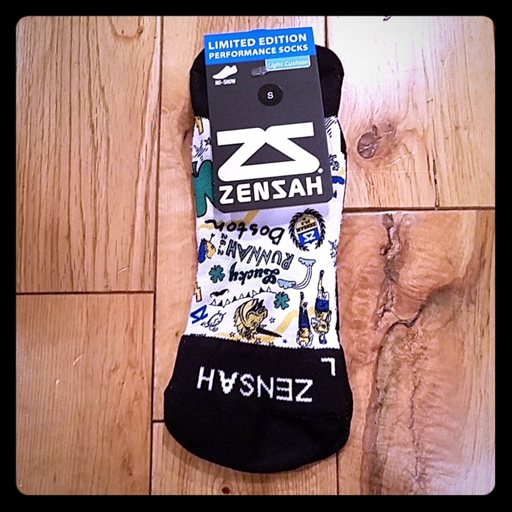 NWT Zensah Limited Edition Boston Marathon Socks